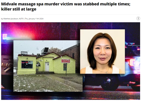 盐湖城米德维尔发生华女按摩师残忍杀害案 警方敦促同行谨慎