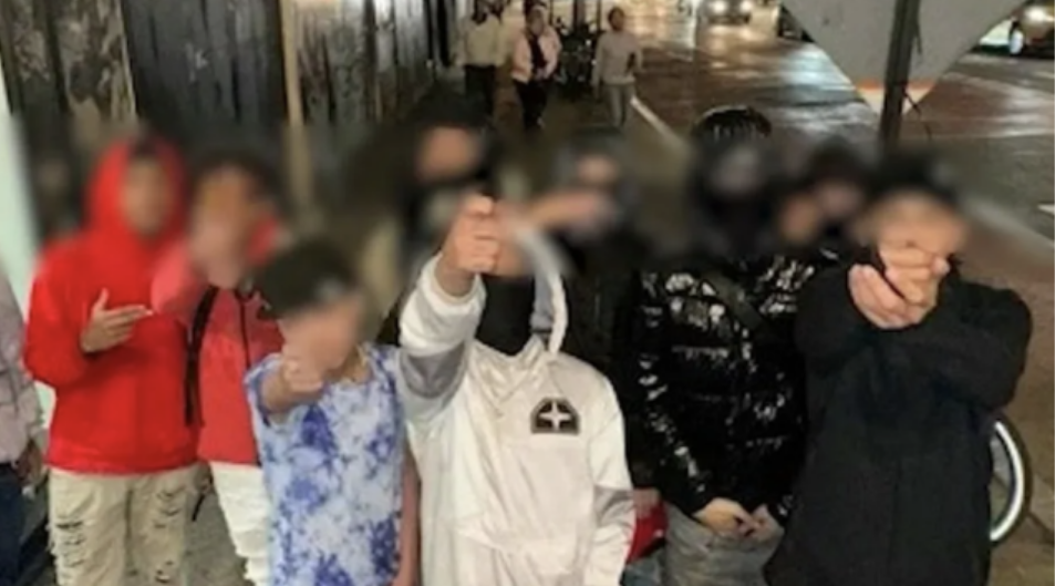 太嚣张了！纽约青少年非法移民组帮派，围殴纽约警察！最小只有12岁