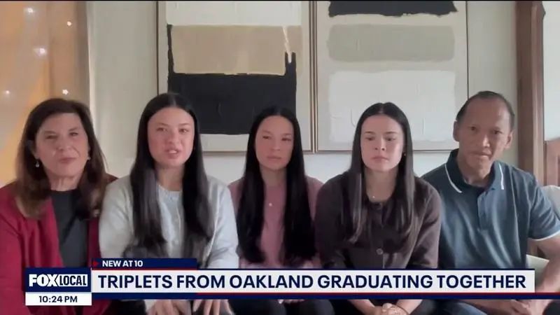 美国：华裔3胞胎 人生轨迹惊人“重叠”