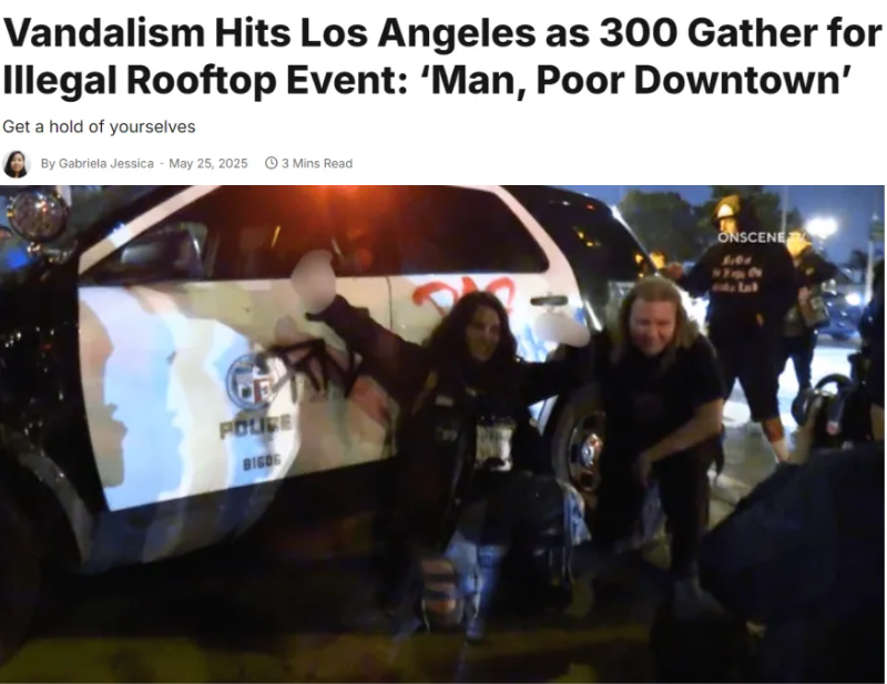 突发！加州深夜暴乱失控！警车被砸、地铁停运、当街纵火...警方竟一人没抓！