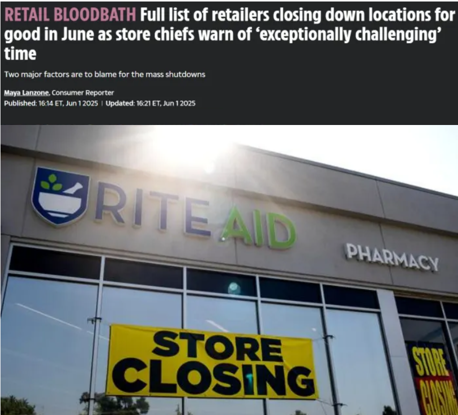 美国天塌了！4.5万家实体店消失，华人耳熟能详的都撑不住了！