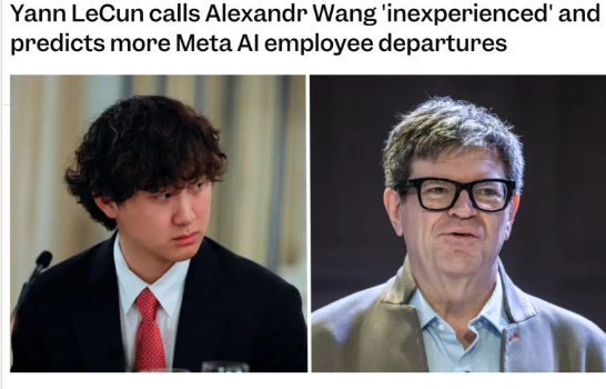 图灵奖得主炮轰Meta新AI掌门华裔少年：他根本不懂科研