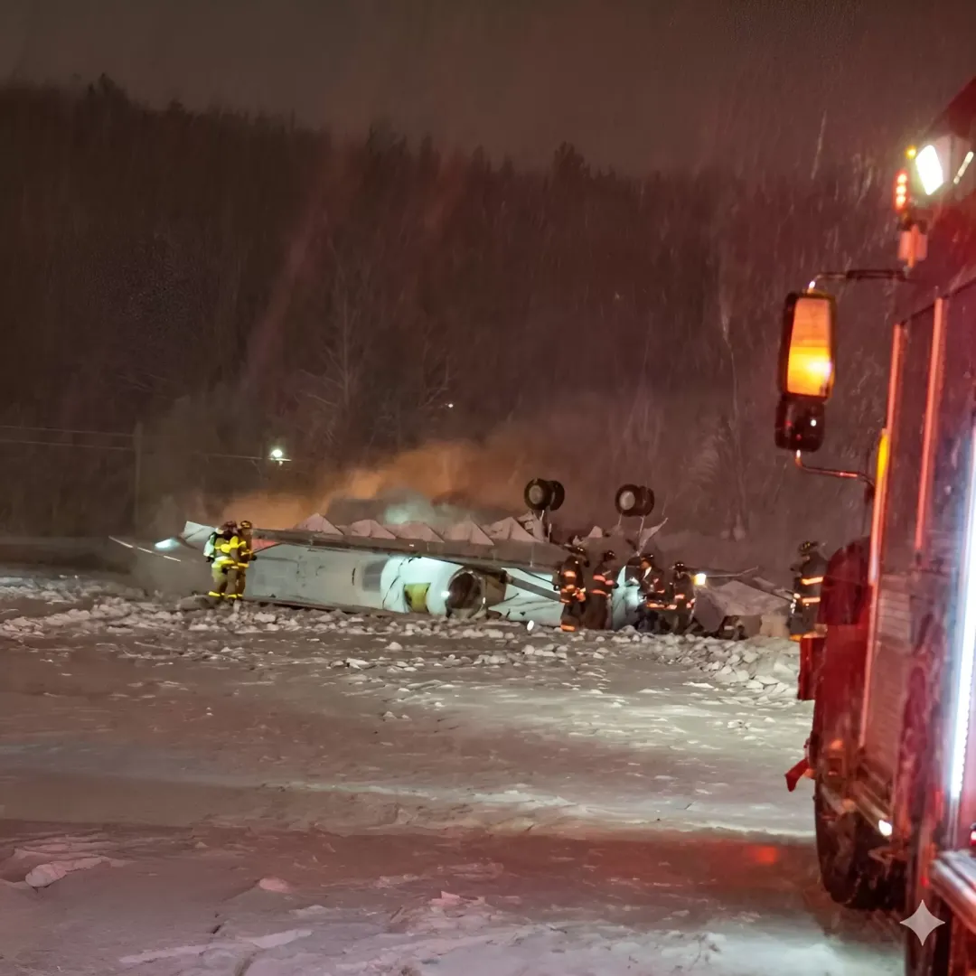 美国飞机大雪中起飞时坠毁，7死1生还，最后录音令人不寒而栗