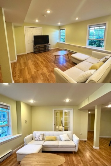 Needham Height附近,超大一室一厅一卫带office room和全套家具,有车位,拎包入住