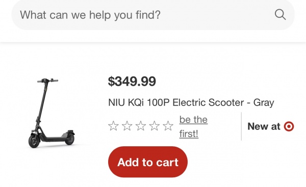现有全新 NIU KQi 100P 可折叠电动滑板车 🛴，湾区可送货上门