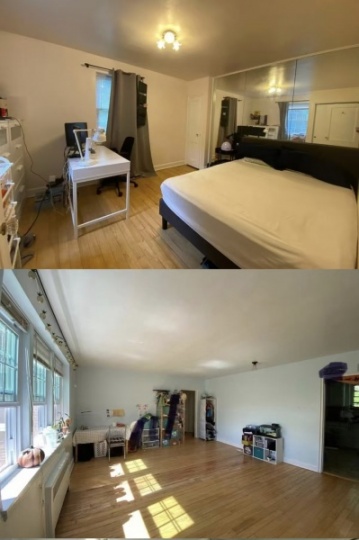 Malden 1b1b卧室或大客厅找男室友，带家具，拎包入住