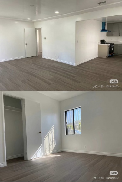 洛杉矶Montebello前屋两房一厅一卫一厨出租，交通方便，独立出入