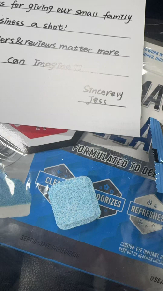 新泽西出售洗衣机清洁片，24小包一盒，可以用一年