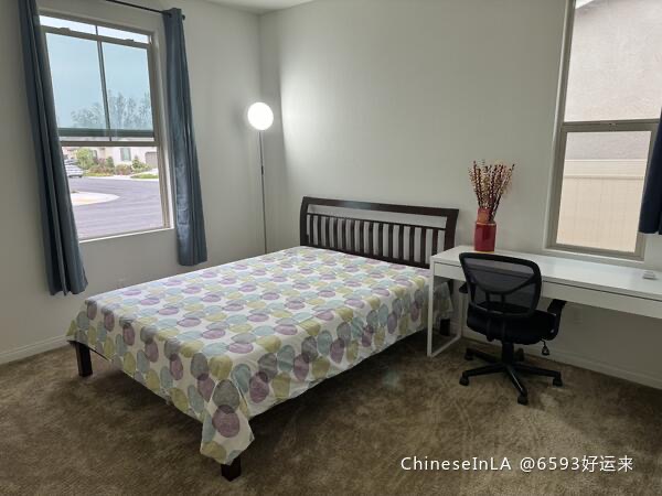 全新家具位于Jurupa valley 一个房间分租，简炊无宠