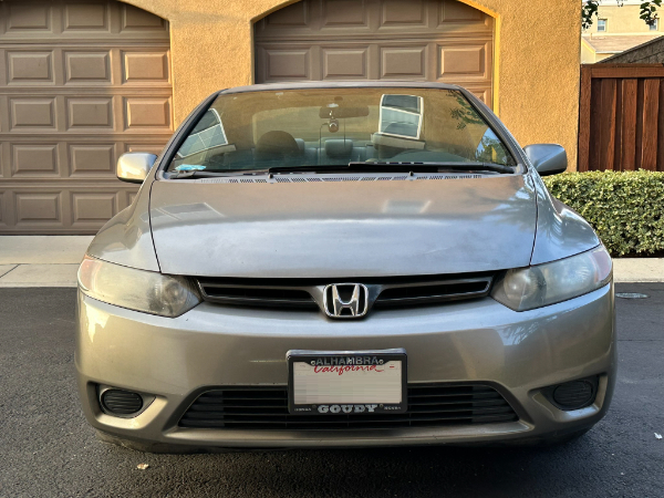 洛杉矶东区 出售2007 Honda Civic EX 灰色两门手排挡