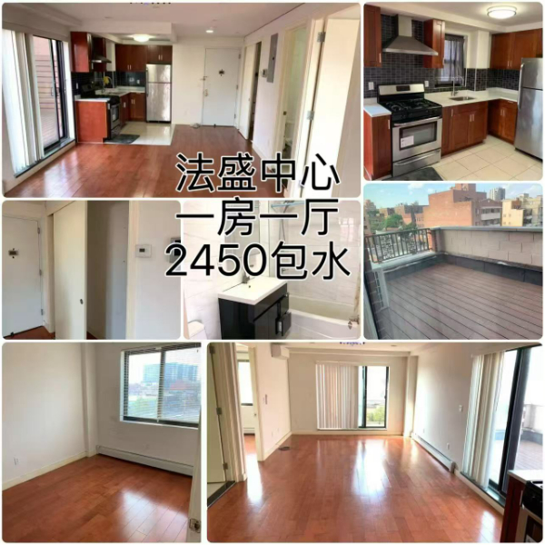 出租：法拉盛近缅街Pople Ave 1房1厅带大露台