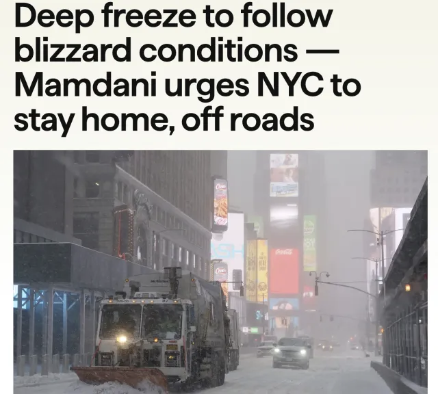 最新！从暴雪到极寒，纽约风险升级：5人死亡＋交通、避寒信息全整理