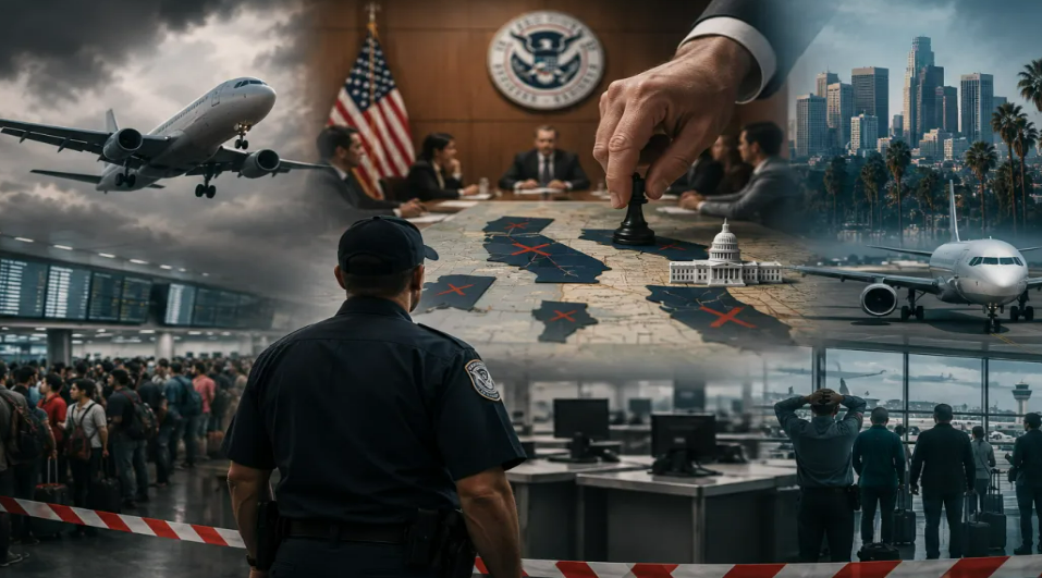 美国拿国际机场“开刀”？！洛杉矶、纽约等地恐成目标