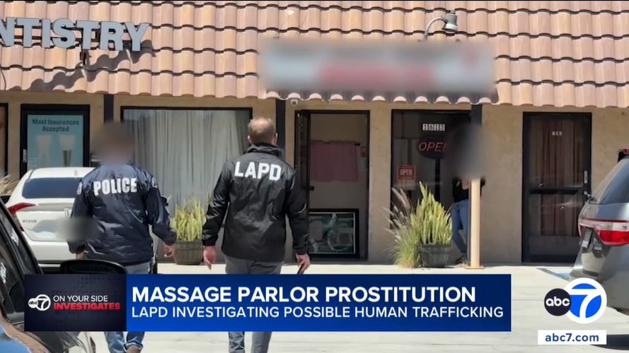 洛杉矶警方突袭三家按摩店：多人涉非法交易被罚，两名中国女子疑遭控制